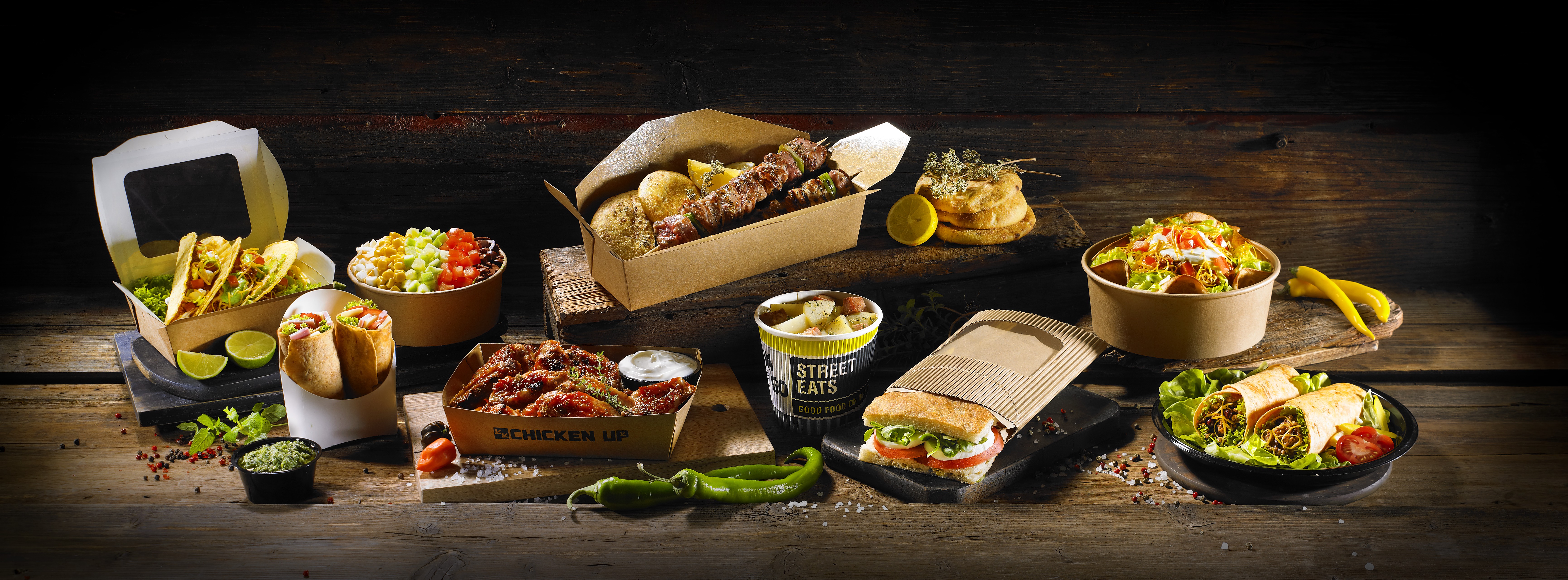 Συσκευασίες για Streetfood & Sandwich Συσκευασίες για Streetfood & Sandwich
