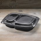 Διαφανές υπερυψωμένο καπάκι για σκεύος COOK1250 με χώρισμα επαναχρησιμοποιούμενο