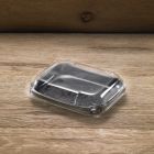 Διαφανές υπερηψωμένο ανακυκλώσιμο καπάκι για σκεύος sushi 23SKN