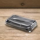 Διαφανές υπερηψωμένο ανακυκλώσιμο καπάκι για σκεύος sushi 45SKN