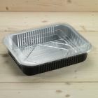 Διαφανές υπερηψωμένο ανακυκλώσιμο καπάκι για σκεύος smooth wall 3600cc