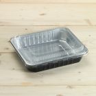 Διαφανές υπερηψωμένο ανακυκλώσιμο καπάκι για σκεύος smooth wall 1570cc