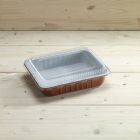 Διαφανές υπερηψωμένο ανακυκλώσιμο καπάκι για σκεύος smooth wall 1570cc