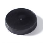 Μαύρο ίσιο πλαστικό καπάκι για βαζάκια pet 380ml,500ml,700ml,1000ml