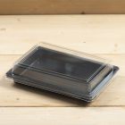 Διαφανές υπερηψωμένο ανακυκλώσιμο καπάκι για σκεύος sushi P18134