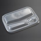 Διαφανές υπερυψωμένο καπάκι με χωρίσματα επαναχρησιμοποιούμενο για σκεύος MH695