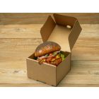 Χάρτινο τετράγωνο κουτί x-small για burger & ορεκτικά