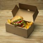 Χάρτινο παραλληλόγραμμο κουτί medium για μερίδα burger