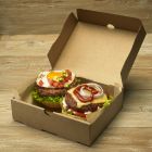 Χάρτινο παραλληλόγραμμο κουτί large για μερίδα burger