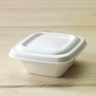 Βιοδιασπώμενο ίσιο καπάκι για σκεύη sauce bagasse B206, B207 & B208