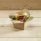 Χάρτινο παραλληλόγραμμο κουτί biopack small tall για burger & ορεκτικά