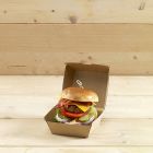 Χάρτινο τετράγωνο κουτί για burger & ορεκτικά