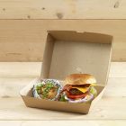 Χάρτινο παραλληλόγραμμο κουτί για μερίδα burger