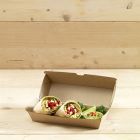 Χάρτινο παραλληλόγραμμο κουτί για tortilla, sandwich & ορεκτικά