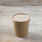 Χάρτινο καπάκι για δοχείο 16oz