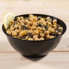 Στρογγυλό δοχείο μαύρο 1000ml με καπάκι set επαναχρησιμοποιούμενο