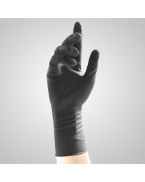 Γάντια νιτριλίου μαύρα small