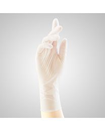 Γάντια βινυλίου λευκά medium