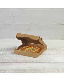 Χάρτινο τετράγωνο κουτί για pizza & καλτσόνε 23cm