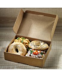 Χάρτινο παραλληλόγραμμο μεγάλο κουτί για ορεκτικά & club sandwich