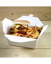 Χάρτινο παραλληλόγραμμο κουτί biopack xx-large για μερίδα burger