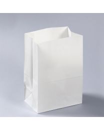 Χάρτινη τσάντα λευκή 22x14x32 cm