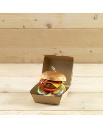 Χάρτινο τετράγωνο κουτί για burger & ορεκτικά