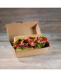 Χάρτινο παραλληλόγραμμο κουτί για sandwich & ορεκτικά